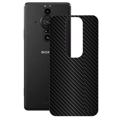 Película Para Sony Xperia Pro-l - Traseira De Fibra De Carbono Preta - Gshield