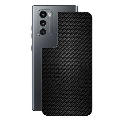 Película Para Lg Wing - Traseira De Fibra De Carbono Preta - Gshield