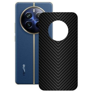 Película Para Realme 12 Pro+ 5g - Traseira De Fibra De Carbono Preta - Gshield