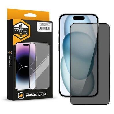 Película Para Iphone 15 Plus - Defender Pro Privacidade - Preta - Gshield