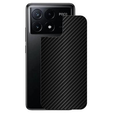 Película Para Poco X6 Pro 5g - Traseira De Fibra De Carbono Preta - Gshield