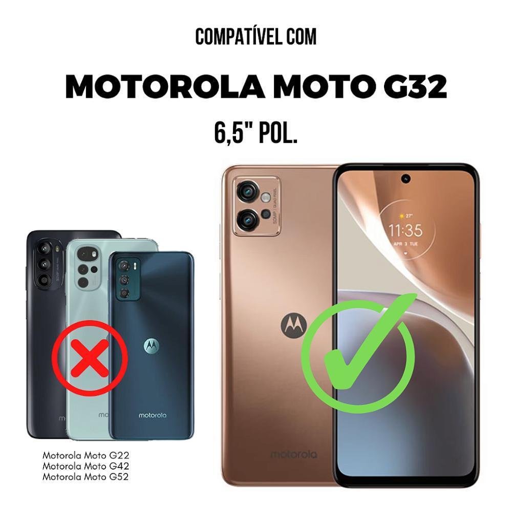 Imagem 3 de 3 do produto Película Para Motorola Moto G32 - Traseira De Fibra De Carbono Preta - Gshield