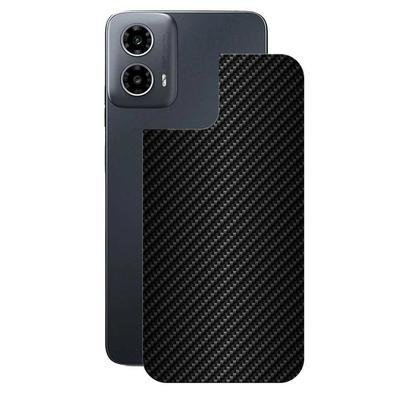 Película Para Motorola Moto G34 5g - Traseira De Fibra De Carbono Preta - Gshield