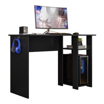 Mesa Computador Gamer 108 Cm Slim Com Suporte - Ssx Multicoisas - Preto