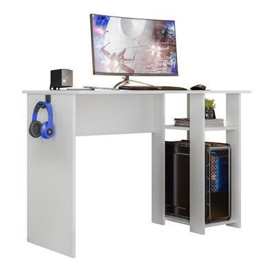 Mesa Computador Gamer 108 Cm Slim Com Suporte - Ssx Multicoisas - Branco