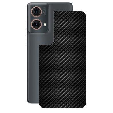 Película Para Motorola Moto G85 5g - Traseira De Fibra De Carbono Preta - Gshield