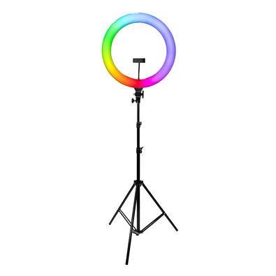 Ring Light Aquilae, RGB, 12," Com Tripé 1,6m, Para Vídeos, colorido
