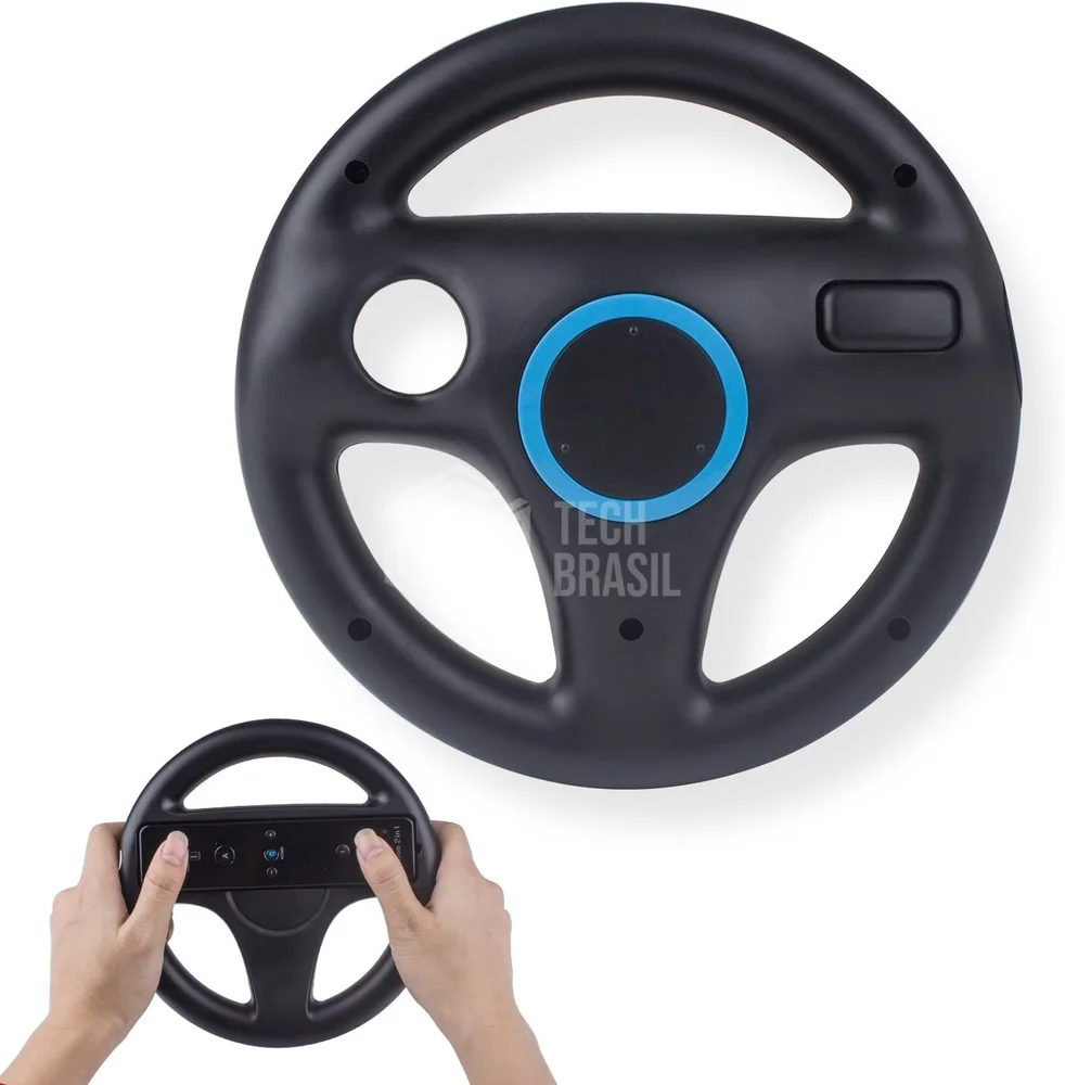 Imagem 4 de 5 do produto Volante Para Nintendo Wii E Wii U Preto