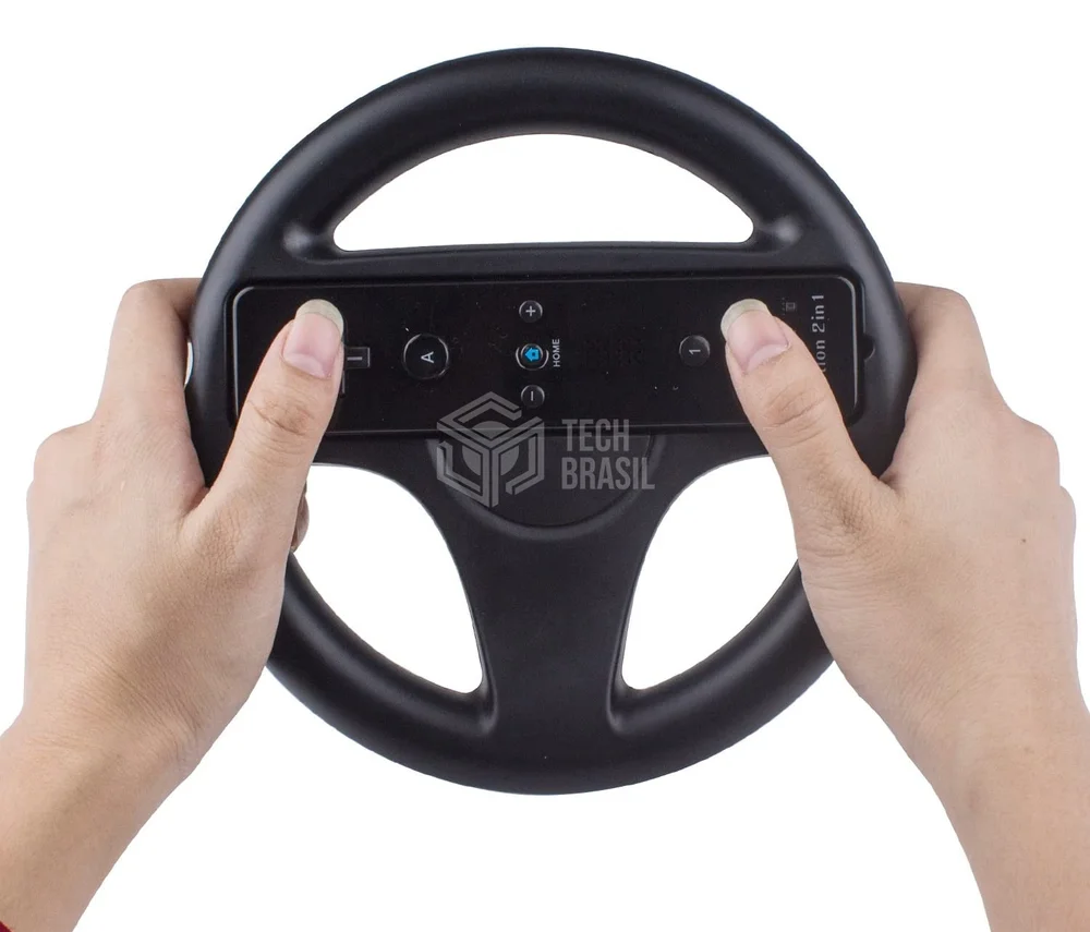 Imagem 5 de 5 do produto Volante Para Nintendo Wii E Wii U Preto