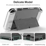 Capa Protetora Dock Flip Case Para Nintendo Switch OLED Crystal