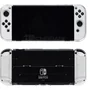 Capa Protetora Dock Flip Case Para Nintendo Switch OLED Crystal