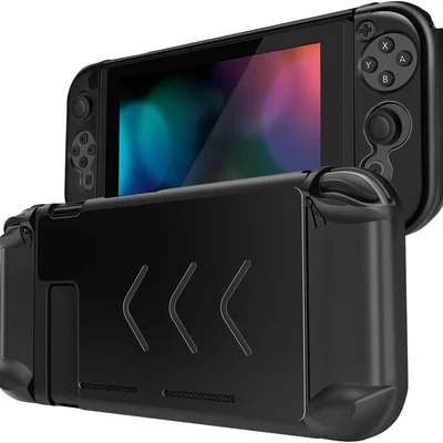 Capa Protetora Case De Alumínio Para Nintendo Switch E Joy-con Preto