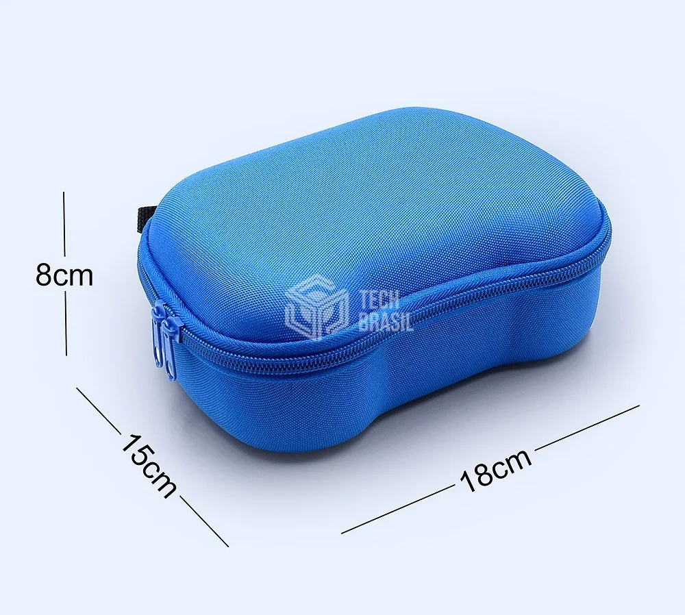 Imagem 5 de 5 do produto Case Estojo Para Controle Playstation 5 Ps4 Ps3 XBOX 360 One Series Nintendo Switch Azul