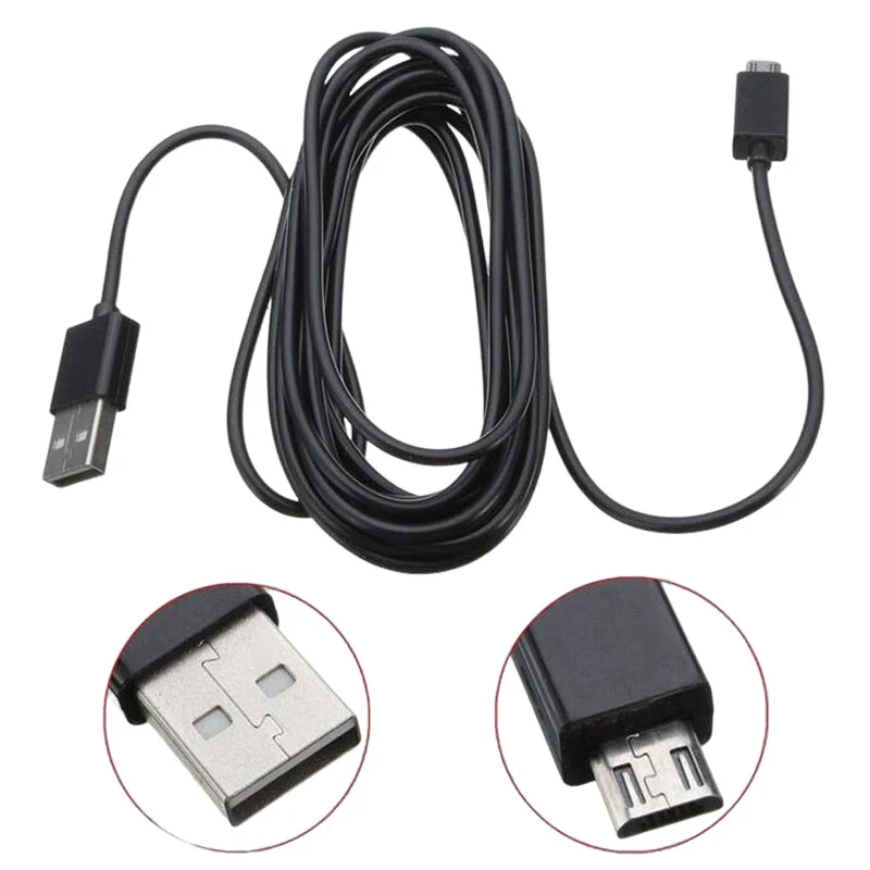 Imagem 3 de 5 do produto Cabo Para Recarregar Controle Para Ps4 Dualshock 4 E XBOX One Micro Usb