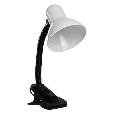 Luminária De Mesa Articulada Presilha Bivolt - Branco Cor:branco