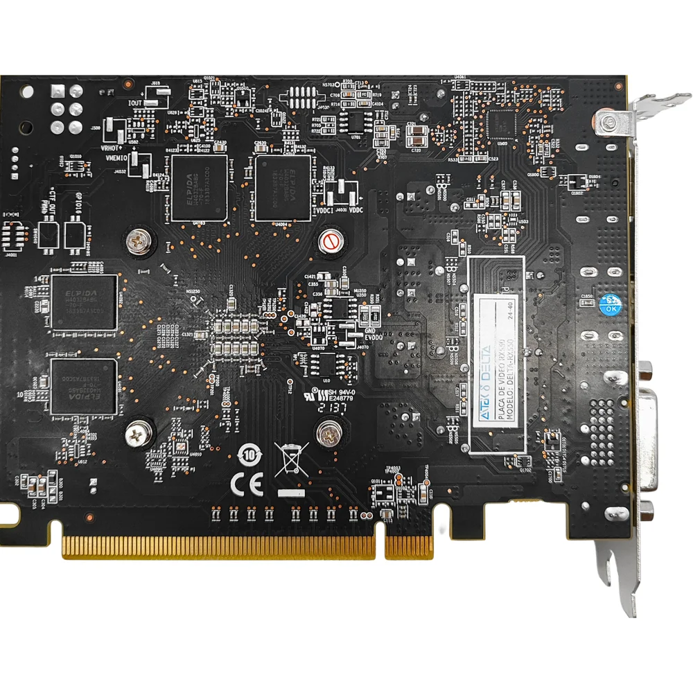 Placa De Video Rx550 Aitek Radeon AMD, 4GB, GDDR5, 128 Bits, HDMI/VGA/DVI - Delta-Rx550 Placa De Video Rx550 Aitek Radeon AMD, 4GB, GDDR5, 128 Bits, HDMI/VGA/DVI - Delta-Rx550