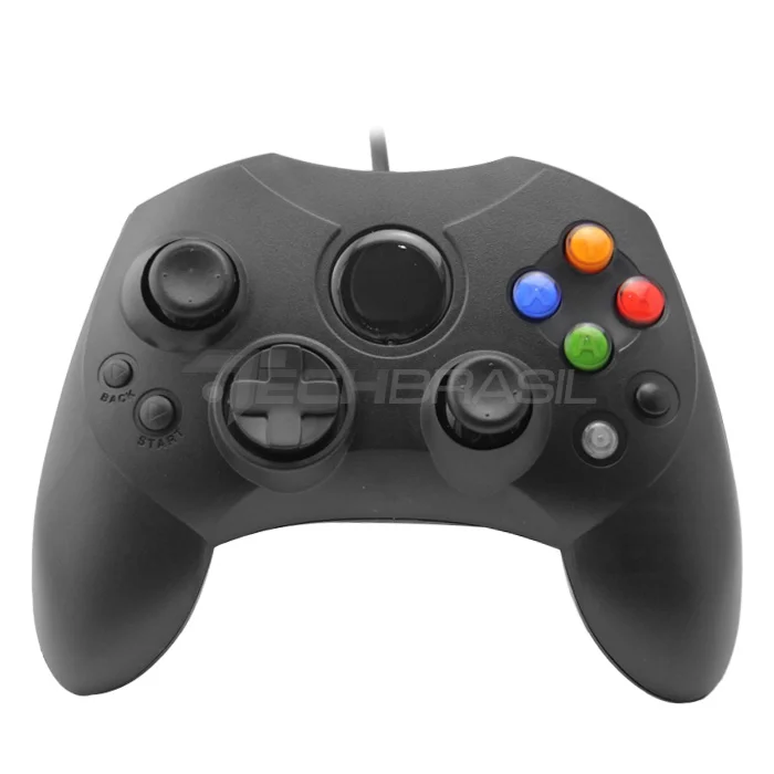 Imagem 3 de 5 do produto Controle Com Fio Para XBOX Clássico Preto