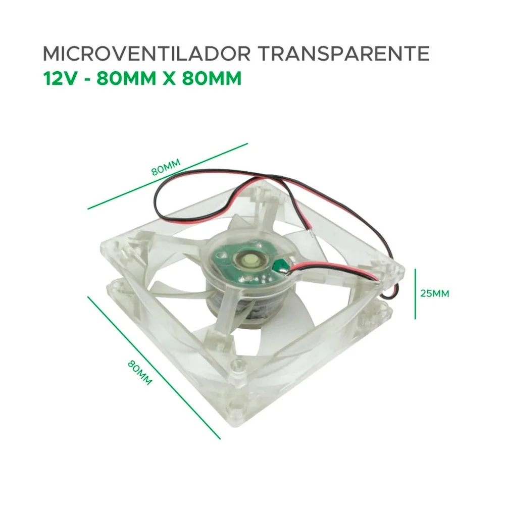 Imagem 4 de 4 do produto Micro Ventilador PCs E Eletrônicos 80 X 80 X 25 075-8990 5+
