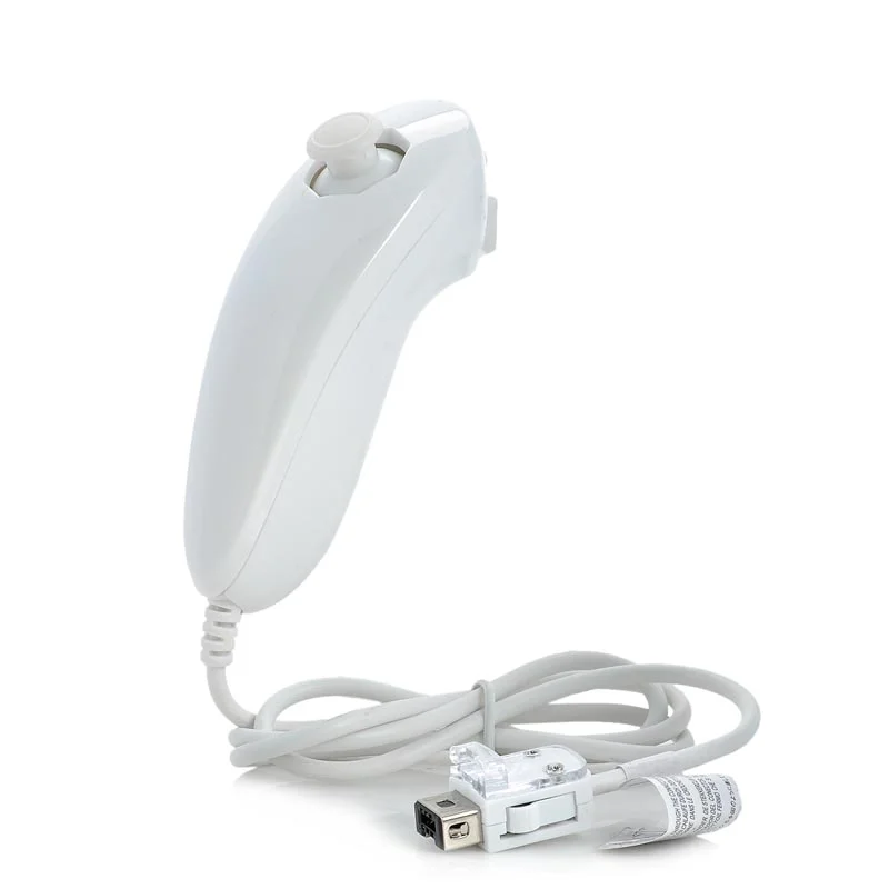 Controle Nunchuk Para Nintendo Wii E Nintendo Wii U Branco Controle Nunchuk Para Nintendo Wii E Nintendo Wii U Branco