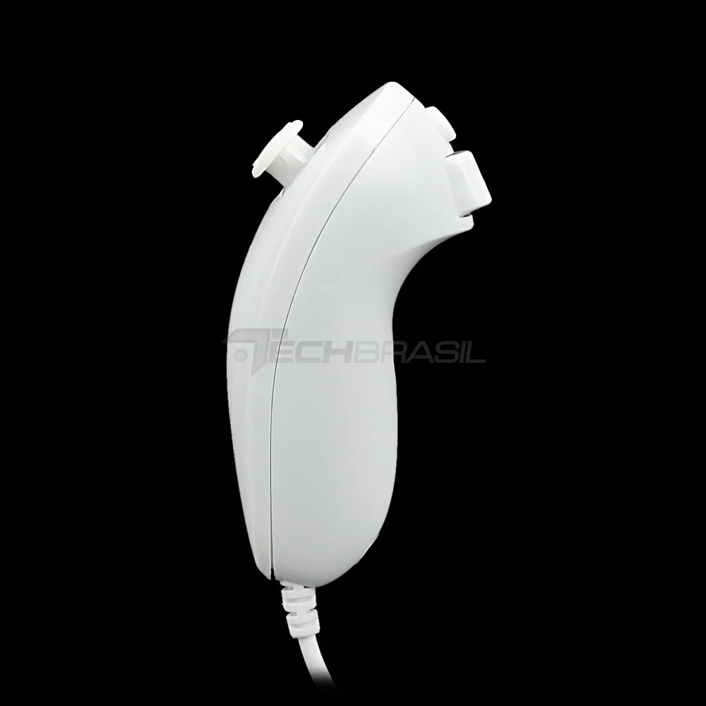 Controle Nunchuk Para Nintendo Wii E Nintendo Wii U Branco Controle Nunchuk Para Nintendo Wii E Nintendo Wii U Branco