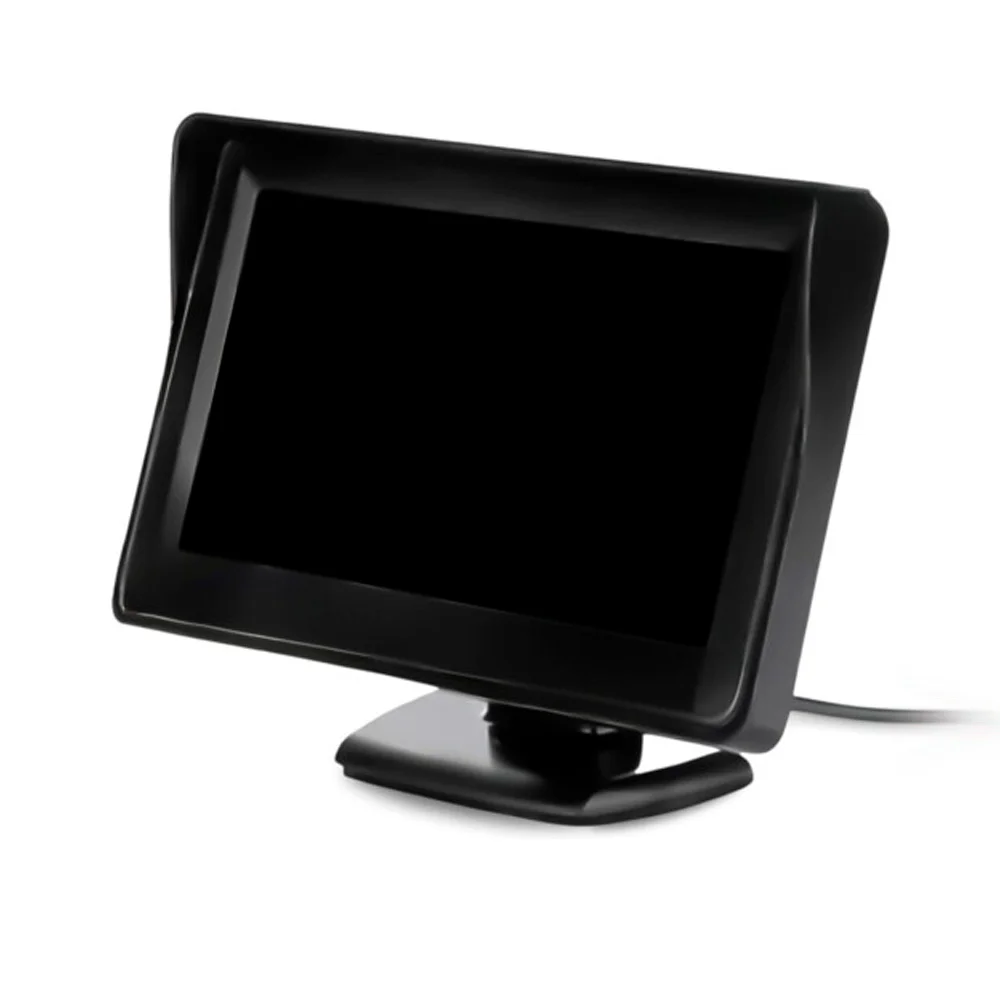 Tela Monitor Visor 4,3' Rca Para Câmera Ré Auxiliar Kp-ca401