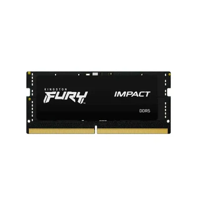 Memória Kingston Futy Impact, 16gb, Ddr5, 5600mhz, 1.1v, Cl 40, Notebook - Black - Kf556s40ib-16