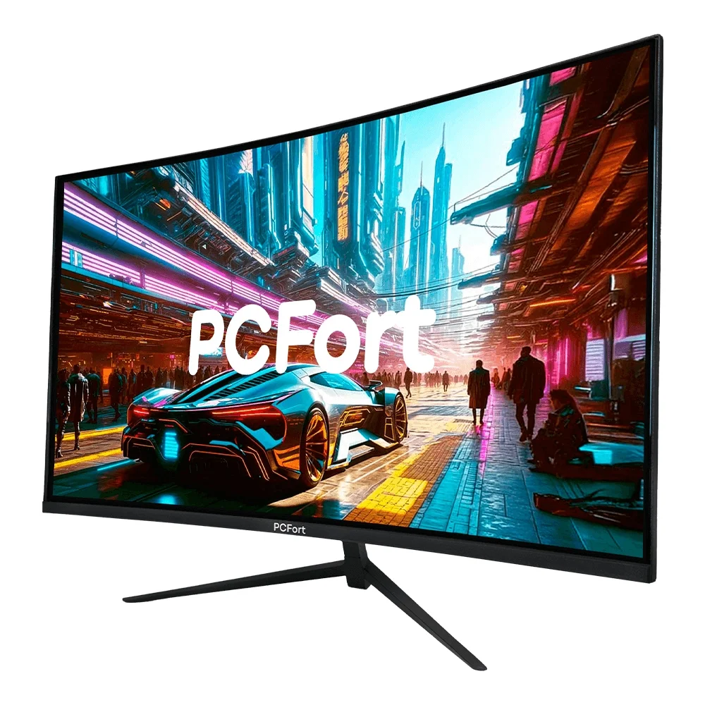 Monitor Gamer Curvo PCFort U270F 27", 1ms, 280Hz, LED Full HD, 100% sRGB, 2x HDMI. 2x Display Port, Freesync/Gsync Monitor Gamer Curvo PCFort U270F 27", 1ms, 280Hz, LED Full HD, 100% sRGB, 2x HDMI. 2x Display Port, Freesync/Gsync