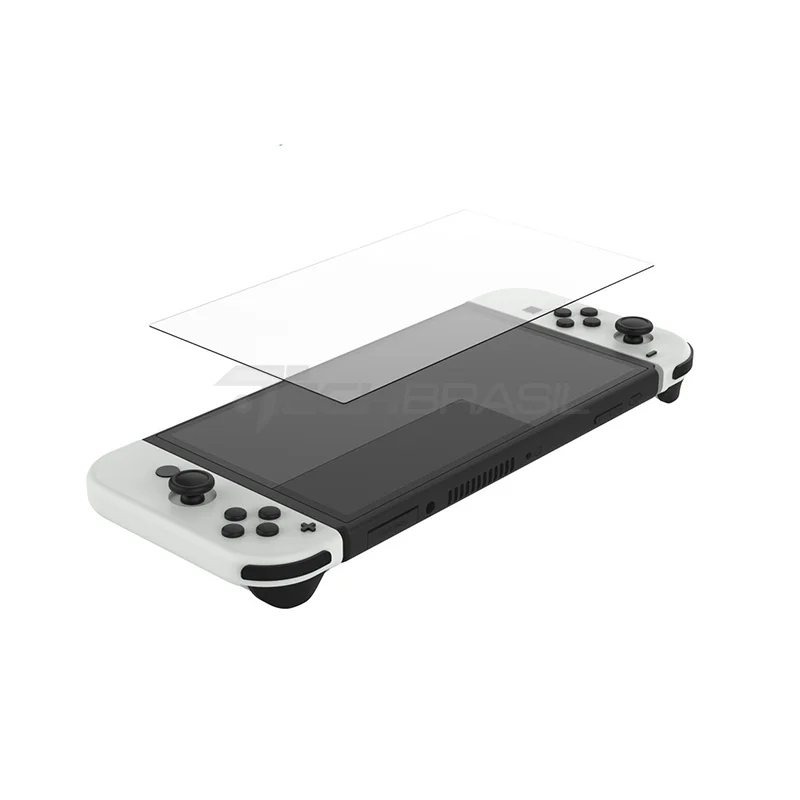 Imagem 5 de 5 do produto Kit Acessórios Nintendo Switch OLED 12 Em 1 - Case Capa Película Grips Caps Suporte