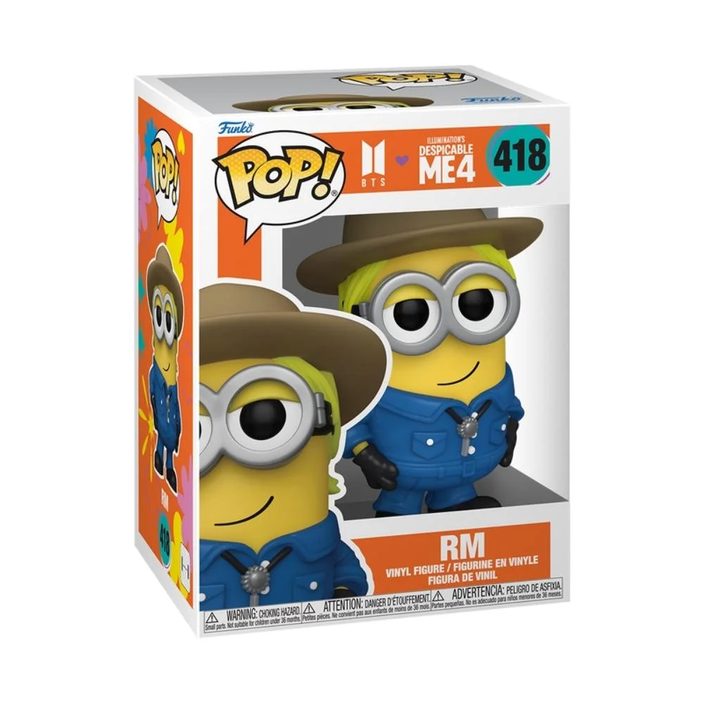 Imagem 3 de 3 do produto Boneco Funko Pop! Rocks Bts X Meu Malvado Favorito 4 - Rm