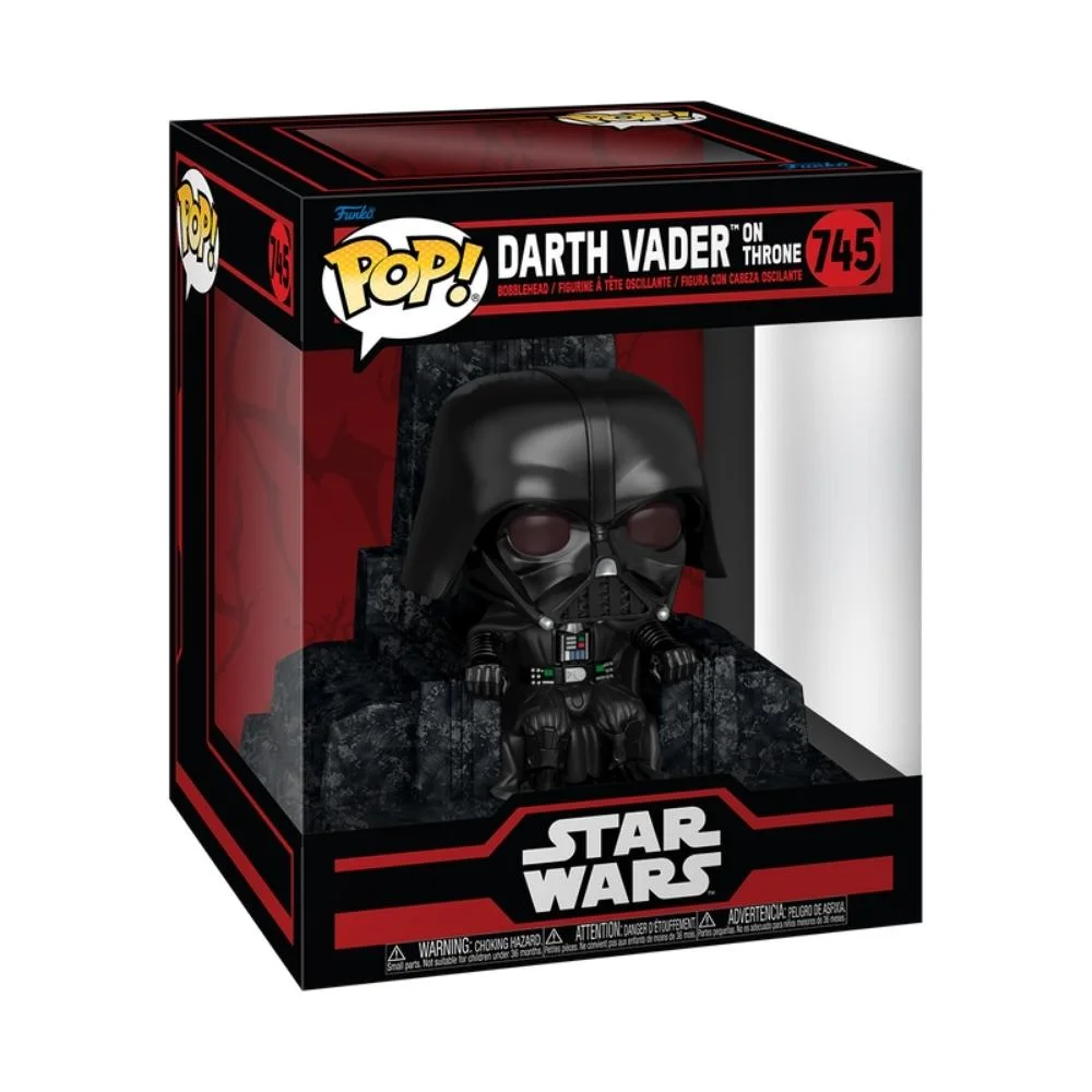 Imagem 3 de 3 do produto Boneco Funko Pop! Deluxe Star Wars - Darth Vader No Trono