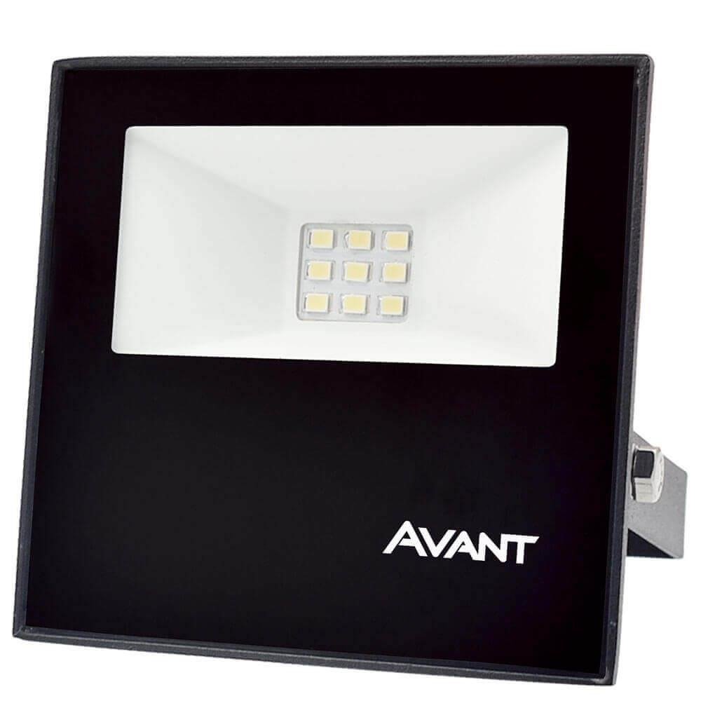 Refletor LED Verde Avant Em Alumínio Slim-10 Bivolt De Sobrepor - Cód 259105376