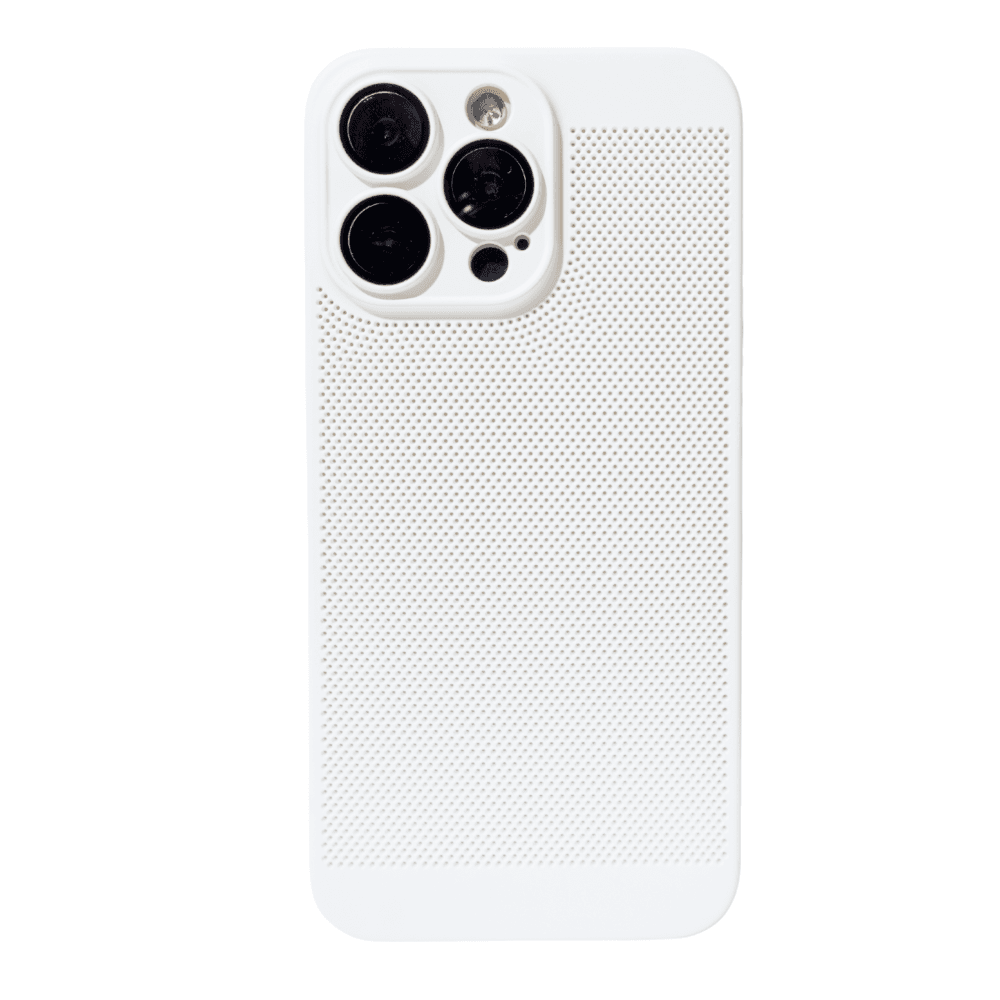 Imagem 1 de 1 do produto Capa Com Malha De Resfriamento Rápido E Proteção De Lente Cor:branco;modelo:15 Pro