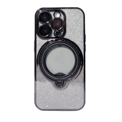 Capa Com Suporte Giratório Magsafe Compatível Com Iphone Cor:preto;modelo:14 Promax