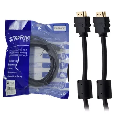 Cabo HDMI 1.4 Com Filtro Granel 1,8m