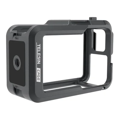 Suporte Frame em Alumínio para Câmera DJI Osmo Action 3 / 4 / 5 Pro - Telesin