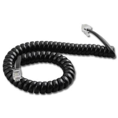 Cabo Espiral Para Monofone 1,70m Preto Dantas