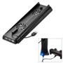 Base Suporte 2 Cooler Para Playstation 4 Fat Carregador 3 Usb Ps4