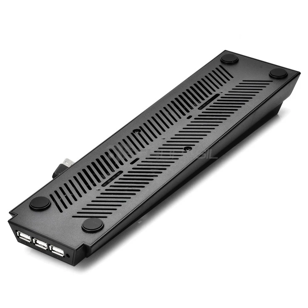 Base Suporte 2 Cooler Para Playstation 4 Fat Carregador 3 Usb Ps4