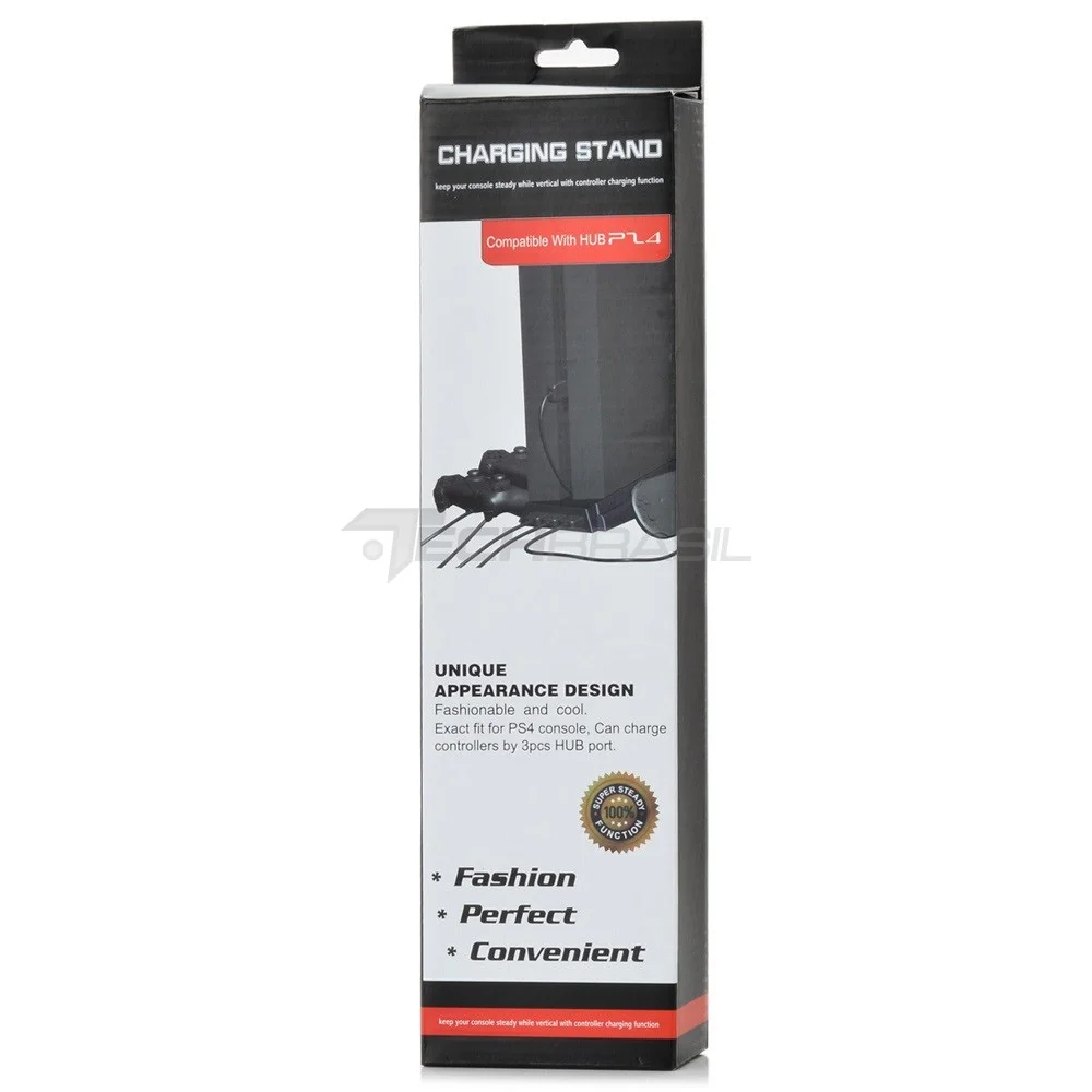 Base Suporte 2 Cooler Para Playstation 4 Fat Carregador 3 Usb Ps4