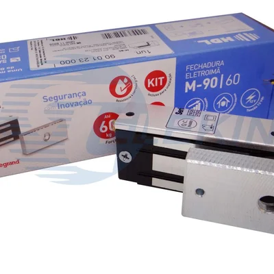 Fechadura Eletroímã Hdl M-90 60e Embutir 60kgf