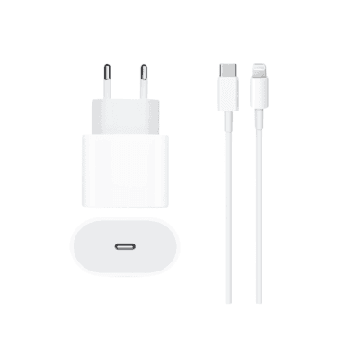 Cabo E Tomada Carregador Plug Usb C 20w Turbo Para Iphone