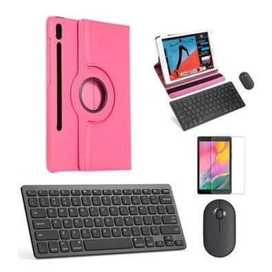 Capa 360 Rosa Tecl/mou/p Preto P/galaxy Tab S7 Fe T735 12,4