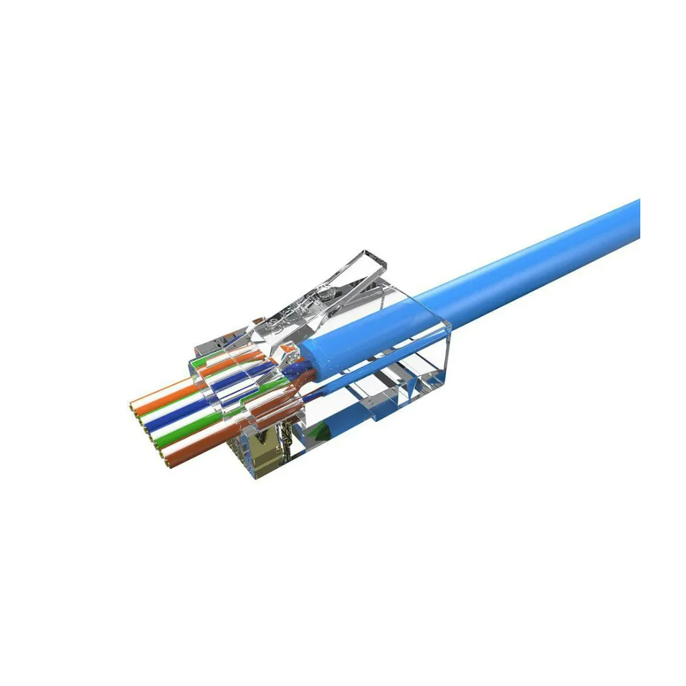 Imagem 2 de 2 do produto Conector Rj45 Cat.5e Macho PCt C/100 35050220