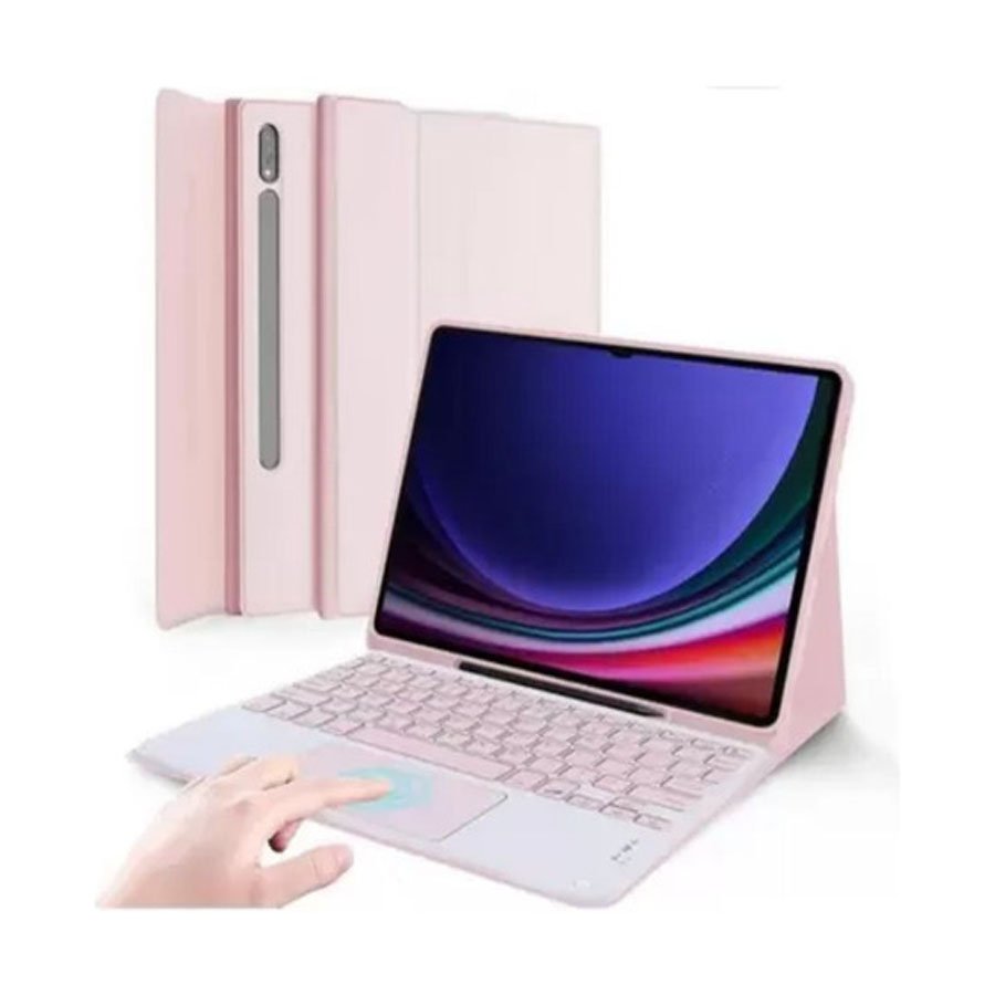 Capa Tablet Com Teclado Bluetooth Tab S9+ S9 Fe Plus 12.4pol