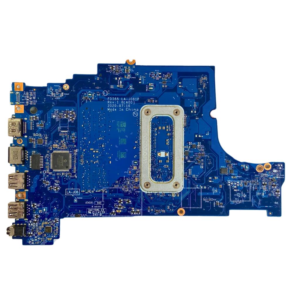 Placa Mãe Dell La-j081p Intel® Core™ i5-1035g1 Sucata 5