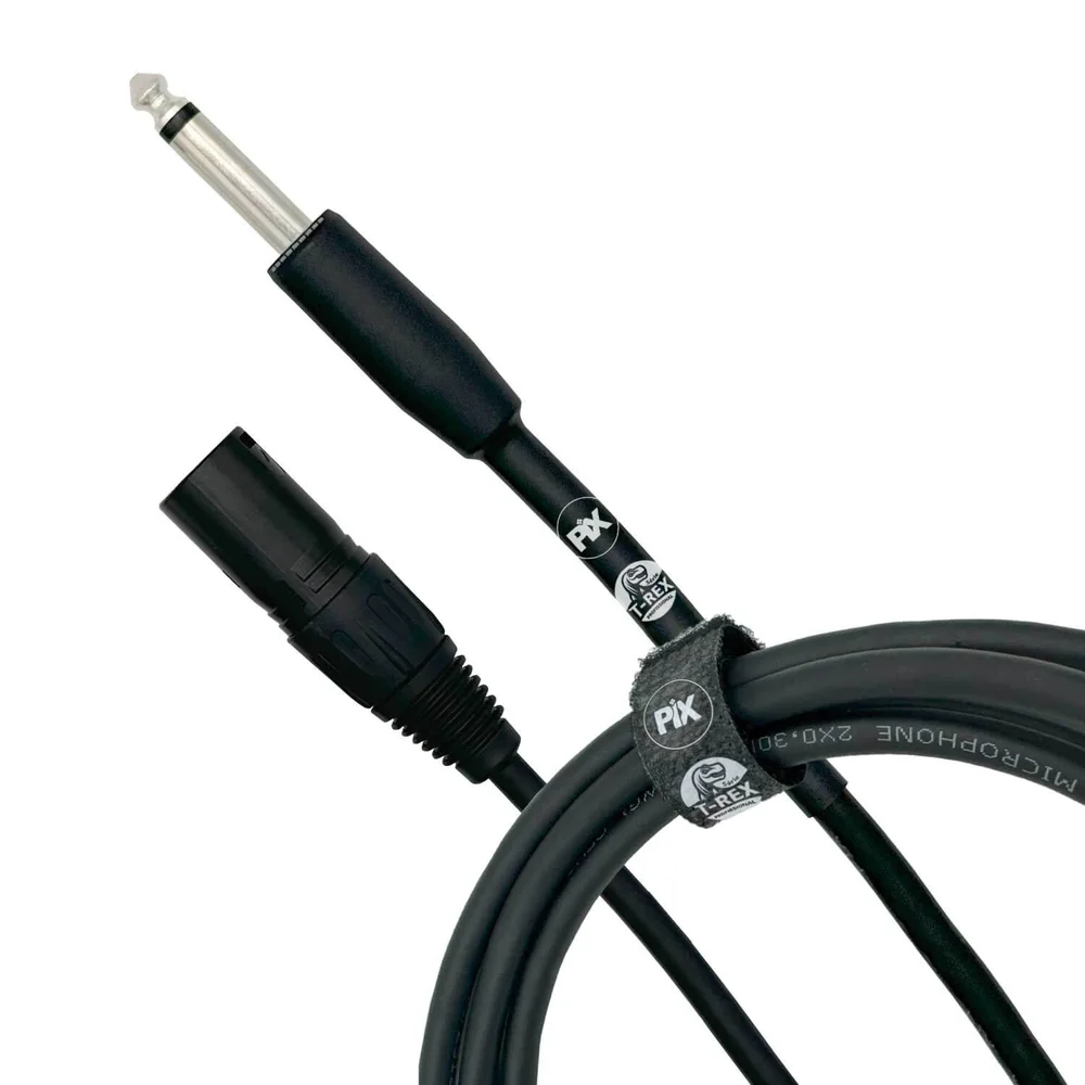 Imagem 4 de 5 do produto Cabo P10 Mono Para Xlr Macho 3 Metros Profissional.
