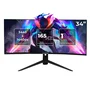 Monitor 34 " LED, Ultrawide, Tela Slim, 165hz 1ms, Altura Regulável, RGB, HDMI