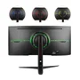 Monitor 34 " LED, Ultrawide, Tela Slim, 165hz 1ms, Altura Regulável, RGB, HDMI