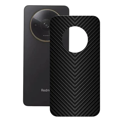 Película Para Xiaomi Redmi A3x - Traseira De Fibra De Carbono Preta - Gshield.