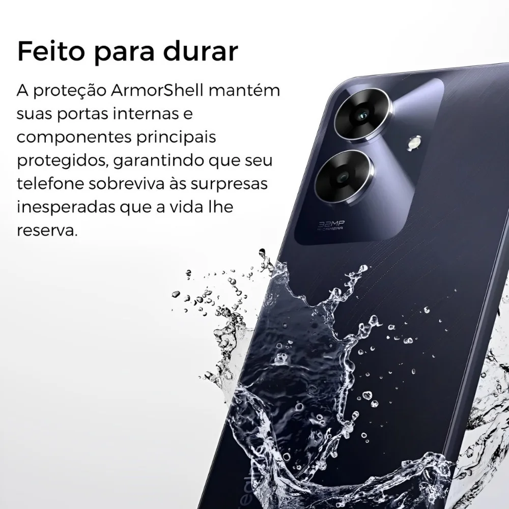 Smartphone Realme Note 60 256GB 4GB RAM KaBuM